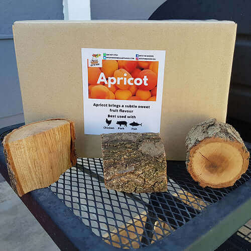 Smoking Wood | Apricot Chunks | Sold per Single Box or more - Cape Town Firewood