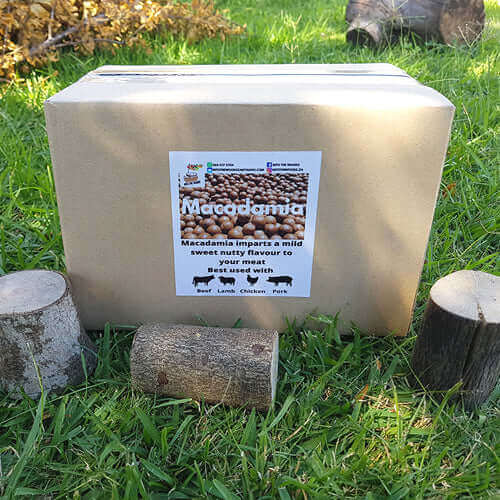 Smoking Wood | Macadamia Chunks | Sold per Single Box or more - Cape Town Firewood